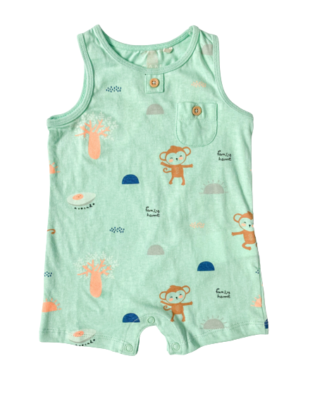 Green monkey overall